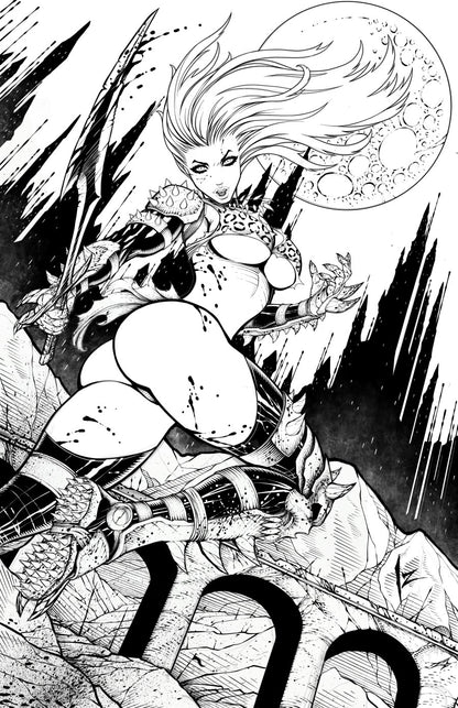 Cavewoman - Metal Age - Issue 2 [pure inks variant cover]